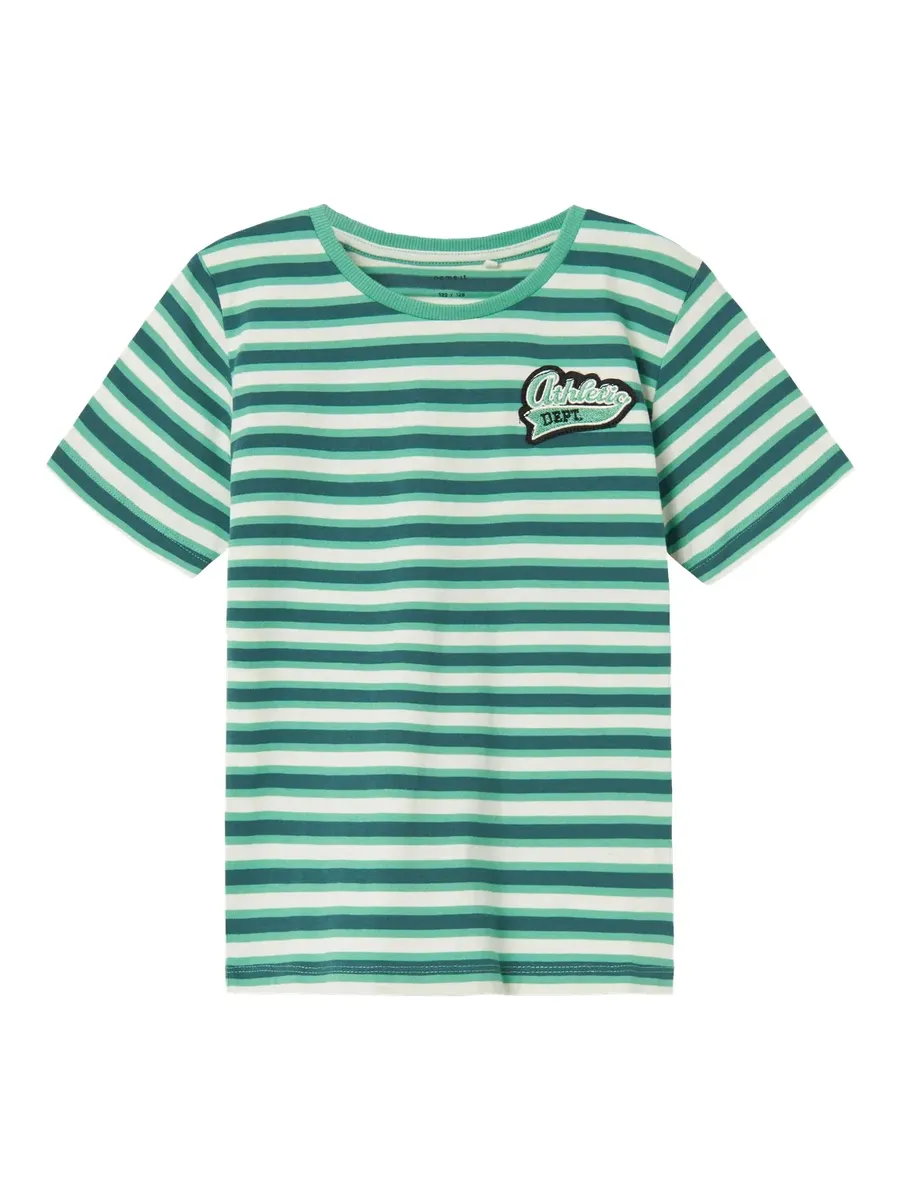 

Рубашка с короткими рукавами Name It "NKMDALOVAN SS TOP PB", зеленый