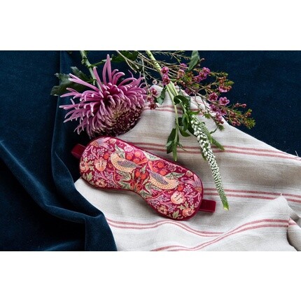 Маска для лица William Morris — Домашняя для сна с лавандой и идеальным затемнением, мягкий бархат для комфорта. Не — фото 3