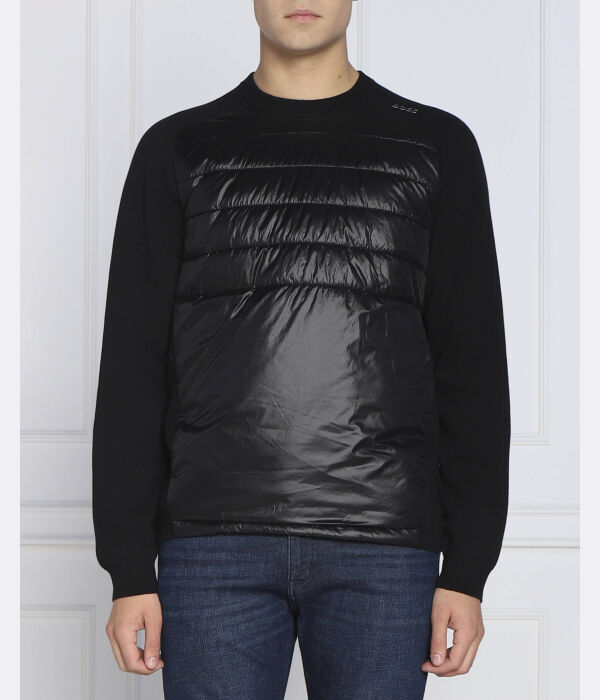 

Свитер с изюминкой Regular fit Boss Green, черный