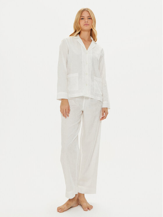 

Пижама обычного кроя 2 Pc Garment ILN92366 Lauren Ralph Lauren, экрю