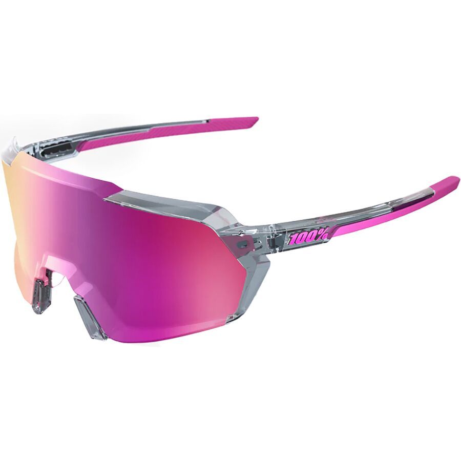 

Солнцезащитные очки 100% Korbin 100%, Polished Translucent Grey/Purple Multilayer Mirror Lens