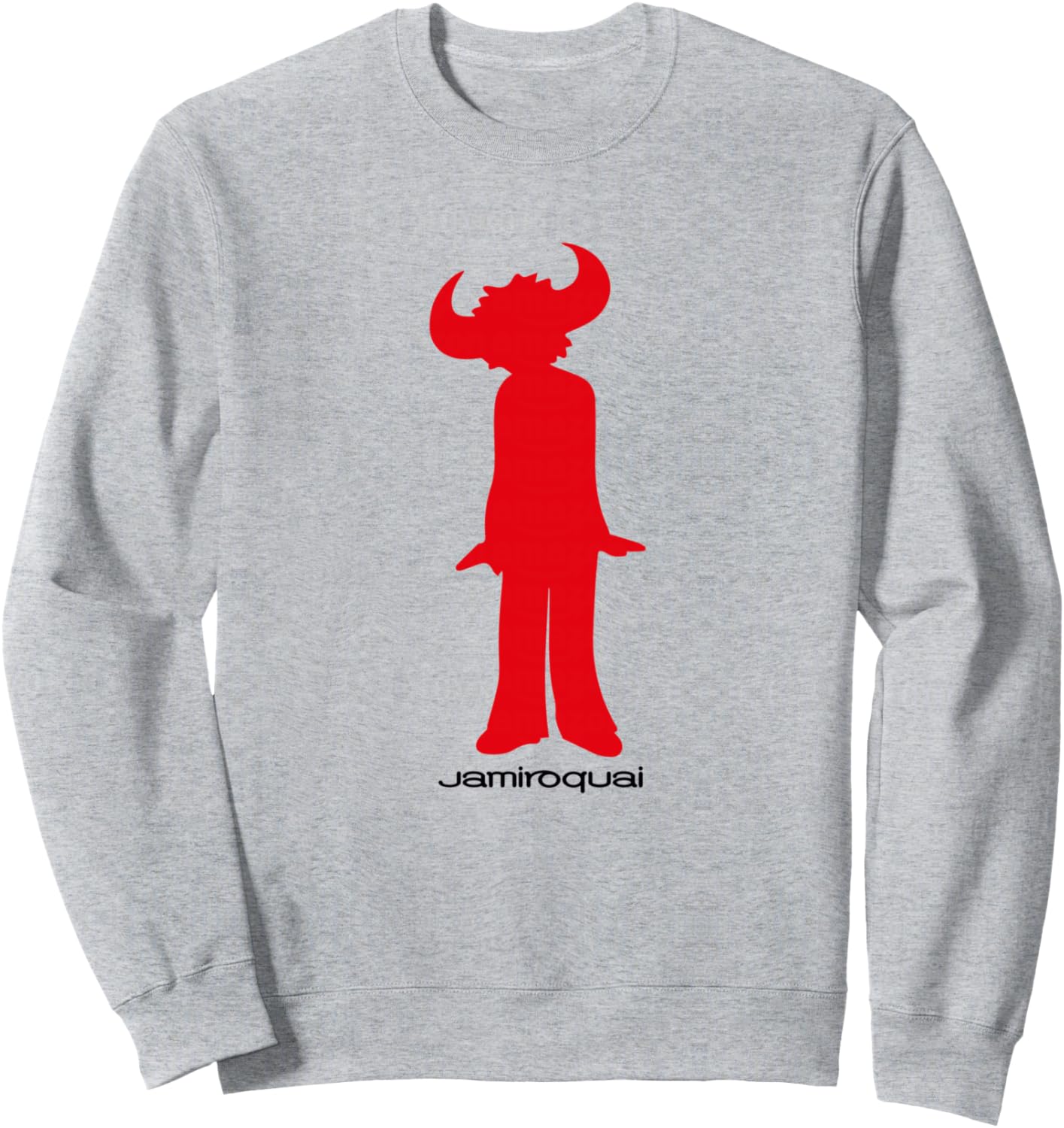 

Официальная толстовка Jamiroquai с логотипом Buffalo Red, серая, Серый, Официальная толстовка Jamiroquai с логотипом Buffalo Red, серая