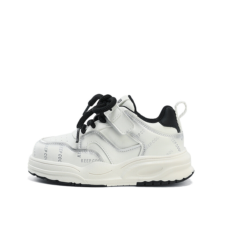

Детские кроссовки для скейтбординга Kids Low-top Black Jeep, белый/черный