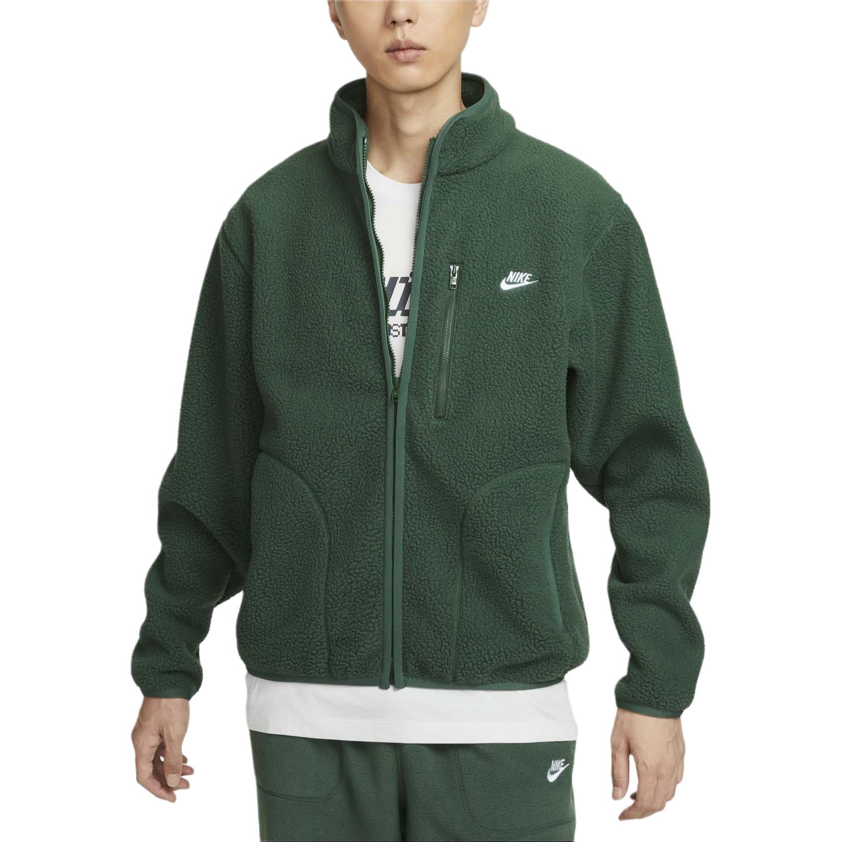 Nike Спортивная толстовка Club Men's Fleece, Fir Green/White — фото 3