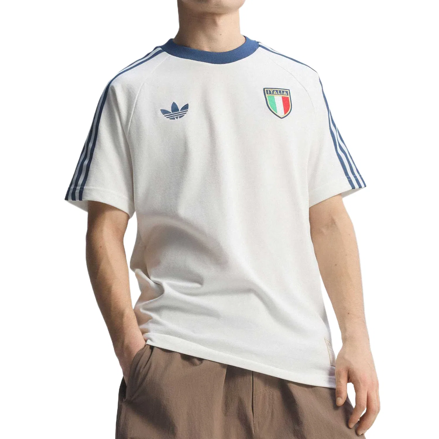 Футболка с круглым вырезом Adidas Originals Crystal White — фото 3