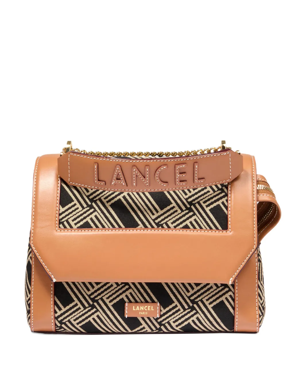 

Сумка через плечо Ninon с геометрическим узором Lancel, черный