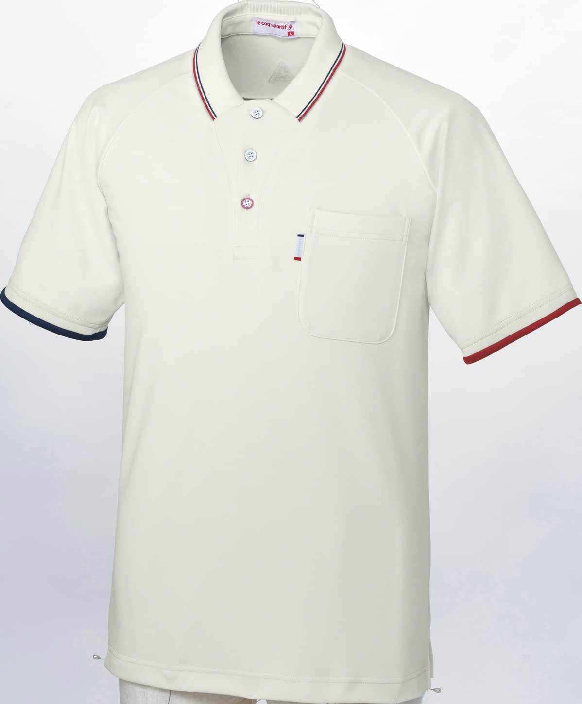 

Футболка-поло Le Coq Sportif унисекс UZL3083-1 (цвет слоновой кости), размер L, медицинская униформа AKASHI SUC