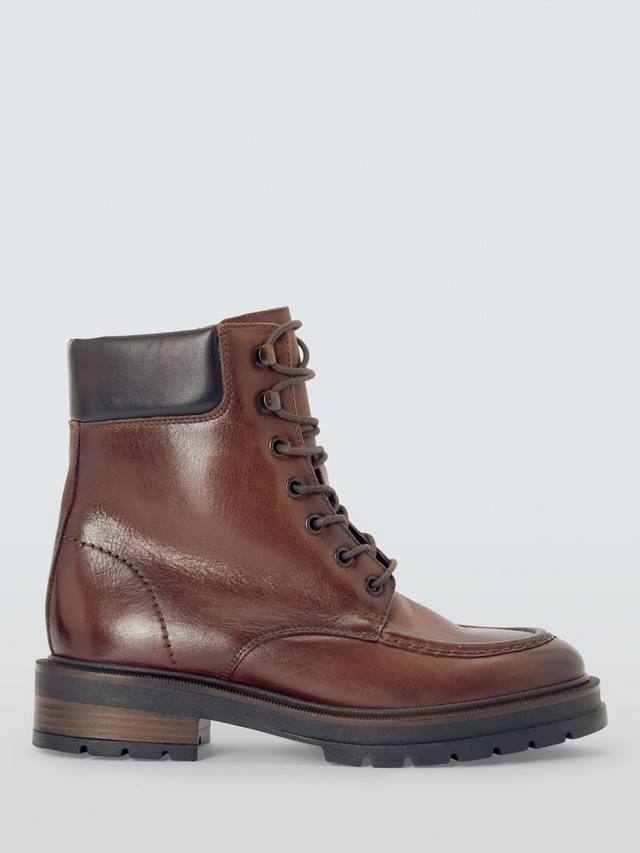 Pioneer Leather Lumberjack ботинки на шнуровке John Lewis, Brown
