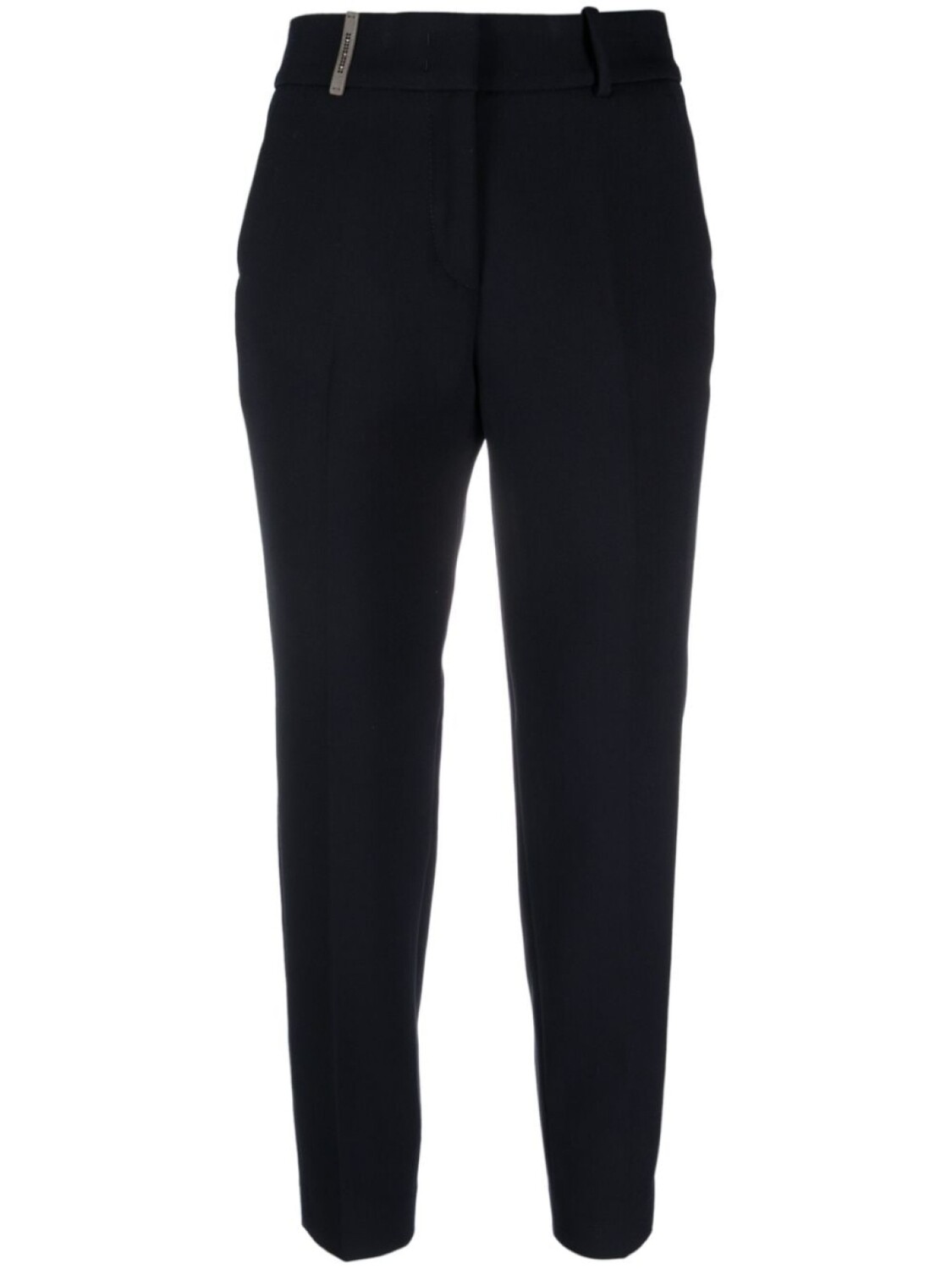 

Peserico concealed-fastening tapered trousers, синий