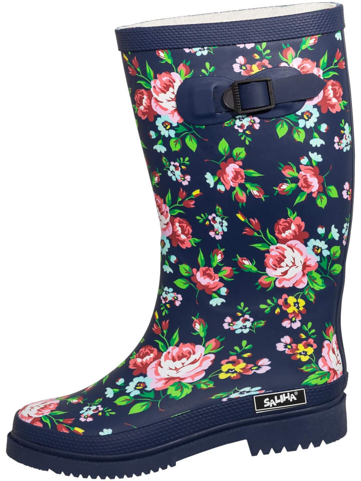 Резиновые сапоги Bockstiegel Regenstiefel Julia, цвет dunkelblau/multi — фото 4