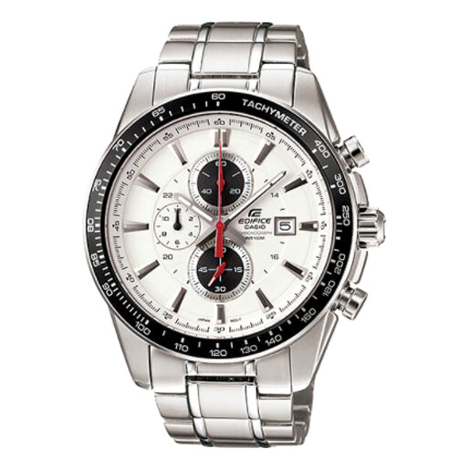 

Часы CASIO ENDIFICE Series Business Waterproofes Men's Stainless Steel Strap Mens White Analog, белый