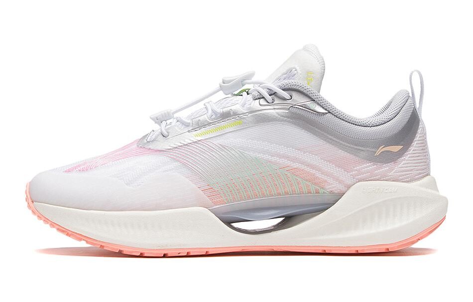 

Супер легкие 19 детские кроссовки GS Low-top оранжево-белые Lining Young, белый