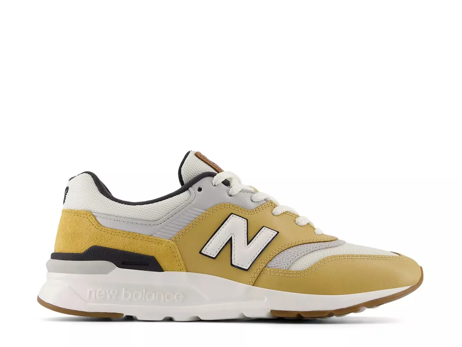 Кроссовки 997H - мужские New Balance, Mustard/White/Grey — фото 2
