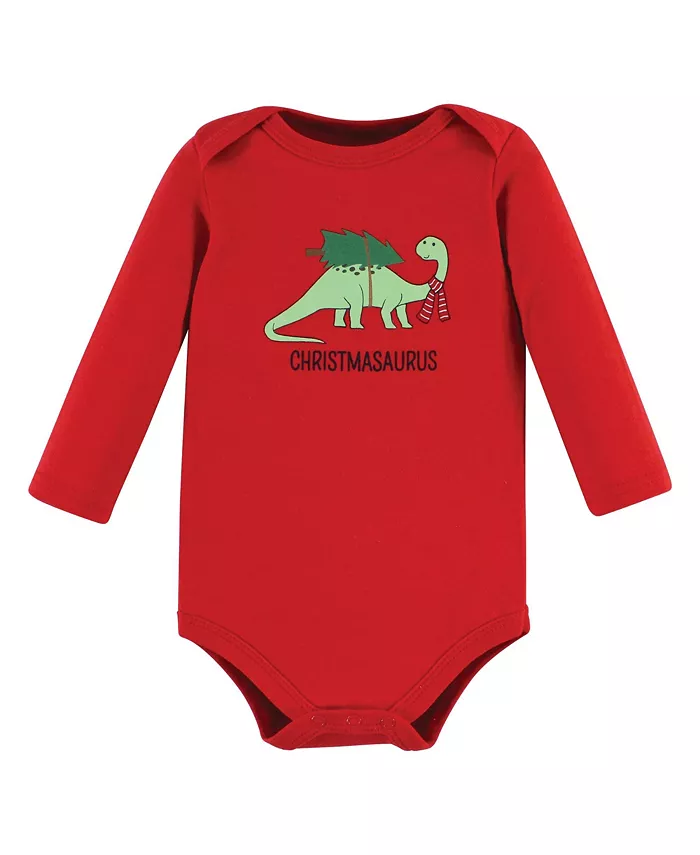 Детский комплект для мальчиков Hudson 3Pc с длинным рукавом и штанишками Hudson Baby, красный — фото 2