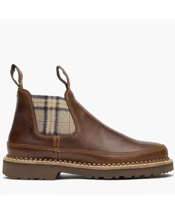 Женские клетчатые ботинки Chelsea Romeo Georgia Boot, коричневый