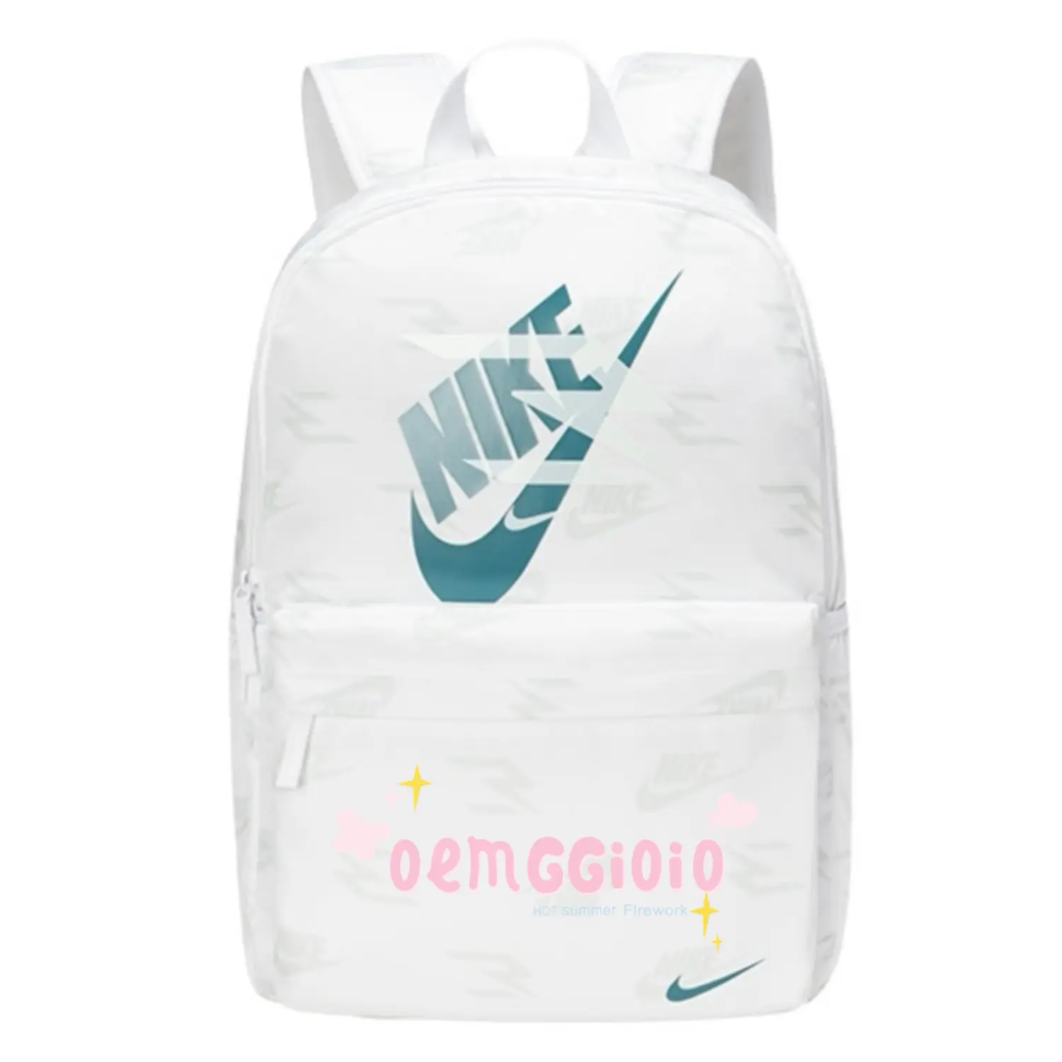 

Nike Полиэстеровый рюкзак унисекс ярко-белый, omeggipip