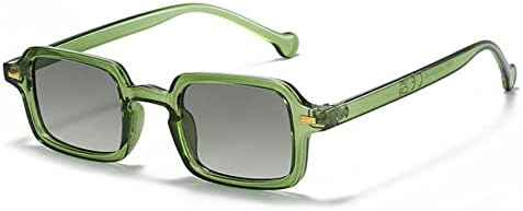 

Солнцезащитные очки для женщин в стиле ретро с заклепками, градиентные линзы, защита от УФ-излучения UV400; солнцезащитные очки для мужчин с леопардовым принтом MTZJH, Olive Green