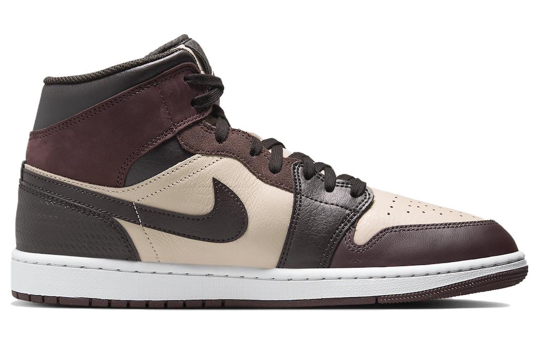 Jordan Air 1 Mid SE 'Paris YMCA' Коричневый Бежевый Черный — фото 2