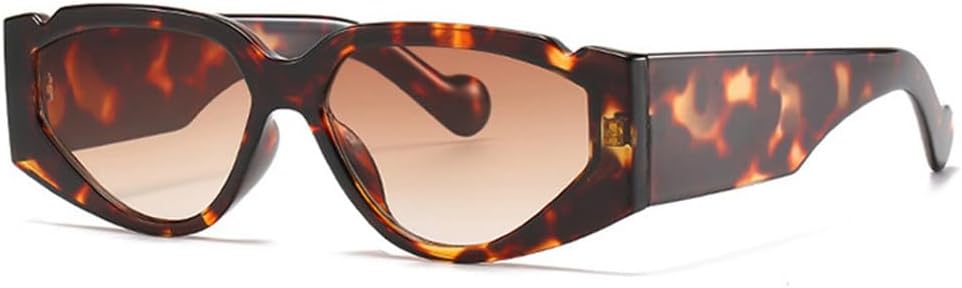 

Солнцезащитные очки UV400 с широкими дужками в стиле панк, градиентной расцветки, для женщин и мужчин, для бега и занятий спортом на открытом воздухе UYPTK, C3 Leopard-brown