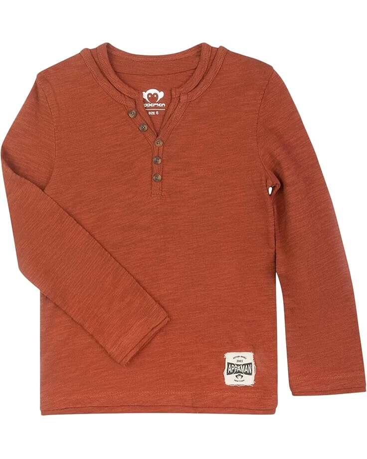 

Лонгслив Appaman Kids Camden Long Sleeve Tee, цвет Arabian Spice