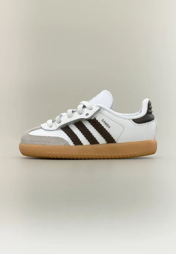 Кроссовки детские Adidas Originals Samba OG, белый/кофе/серый гранит