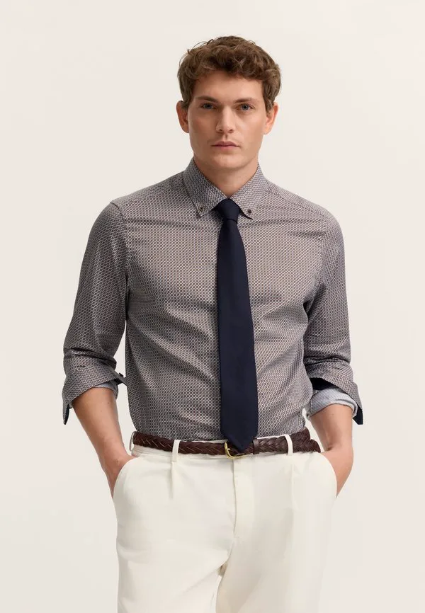 

Bedruckt mit easycare shirt Bugatti, Braun