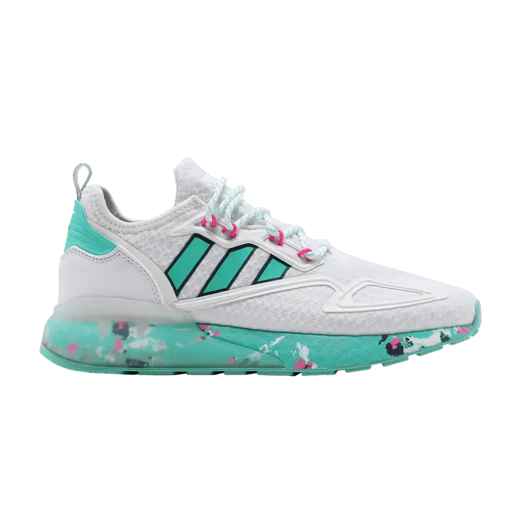 

Кроссовки adidas ZX 2K Boost 'White Active Mint', белый