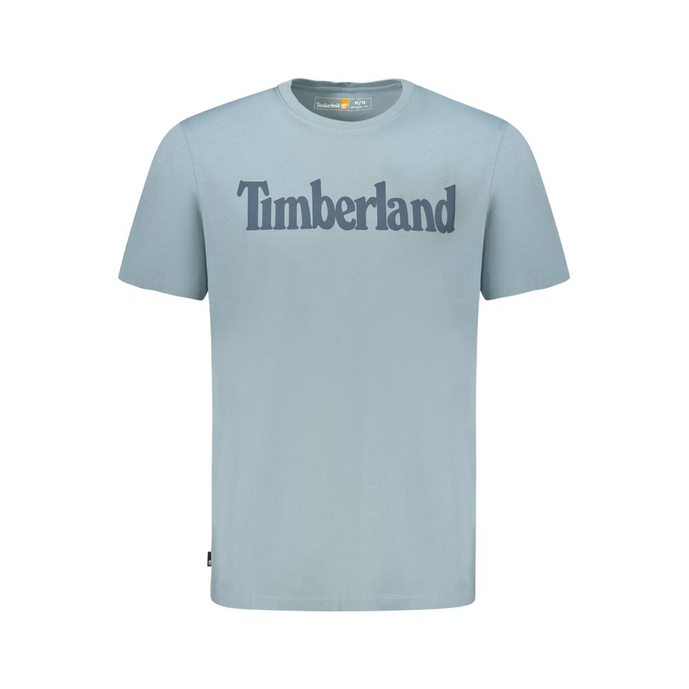 

Футболка мужская из органического хлопка светло-голубого цвета Timberland