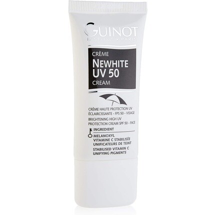 

Осветляющий крем с высокой защитой от ультрафиолета Spf 50 для лица, Guinot