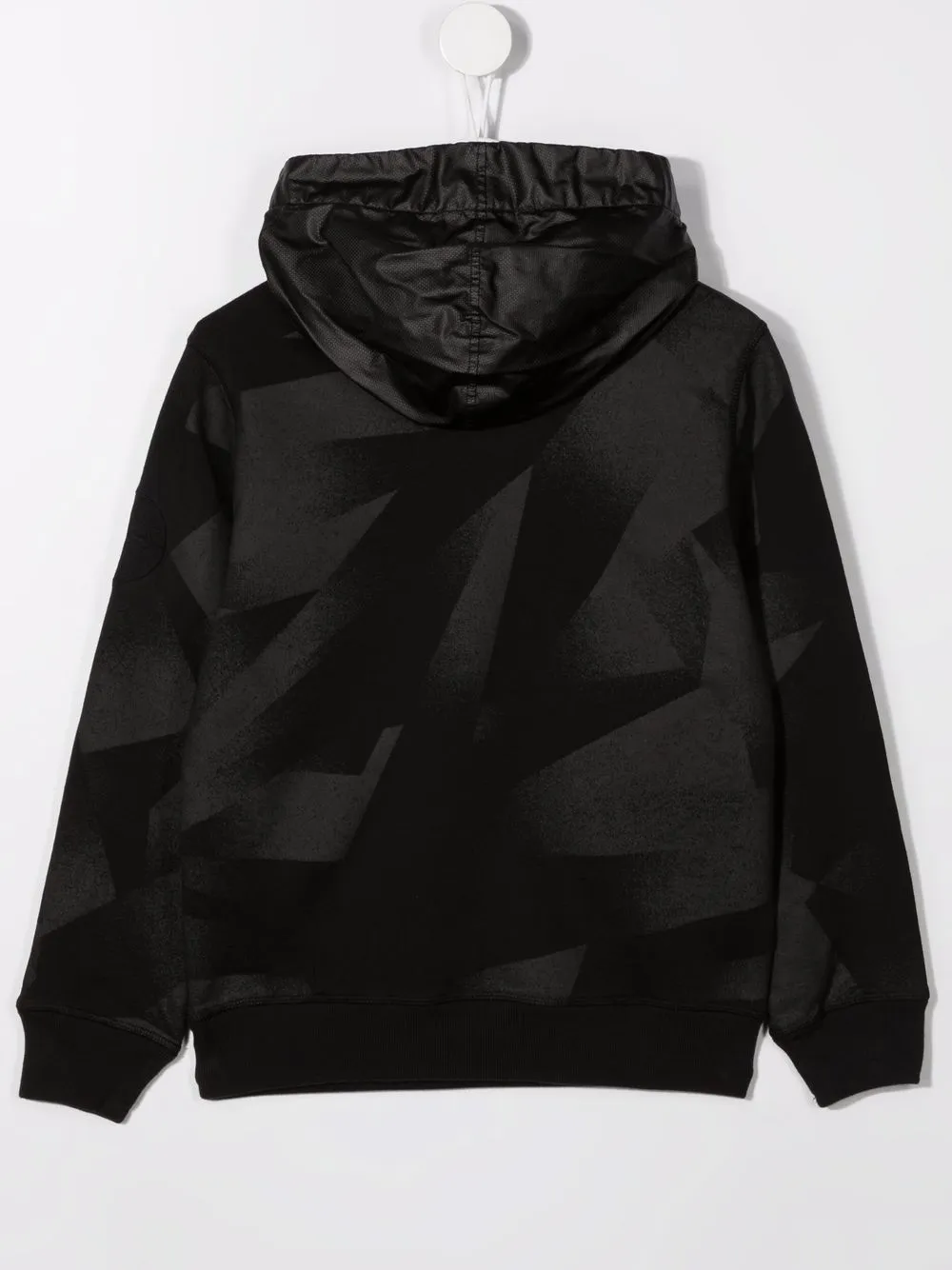 Худи с графичным принтом Stone Island Junior, черный — фото 2