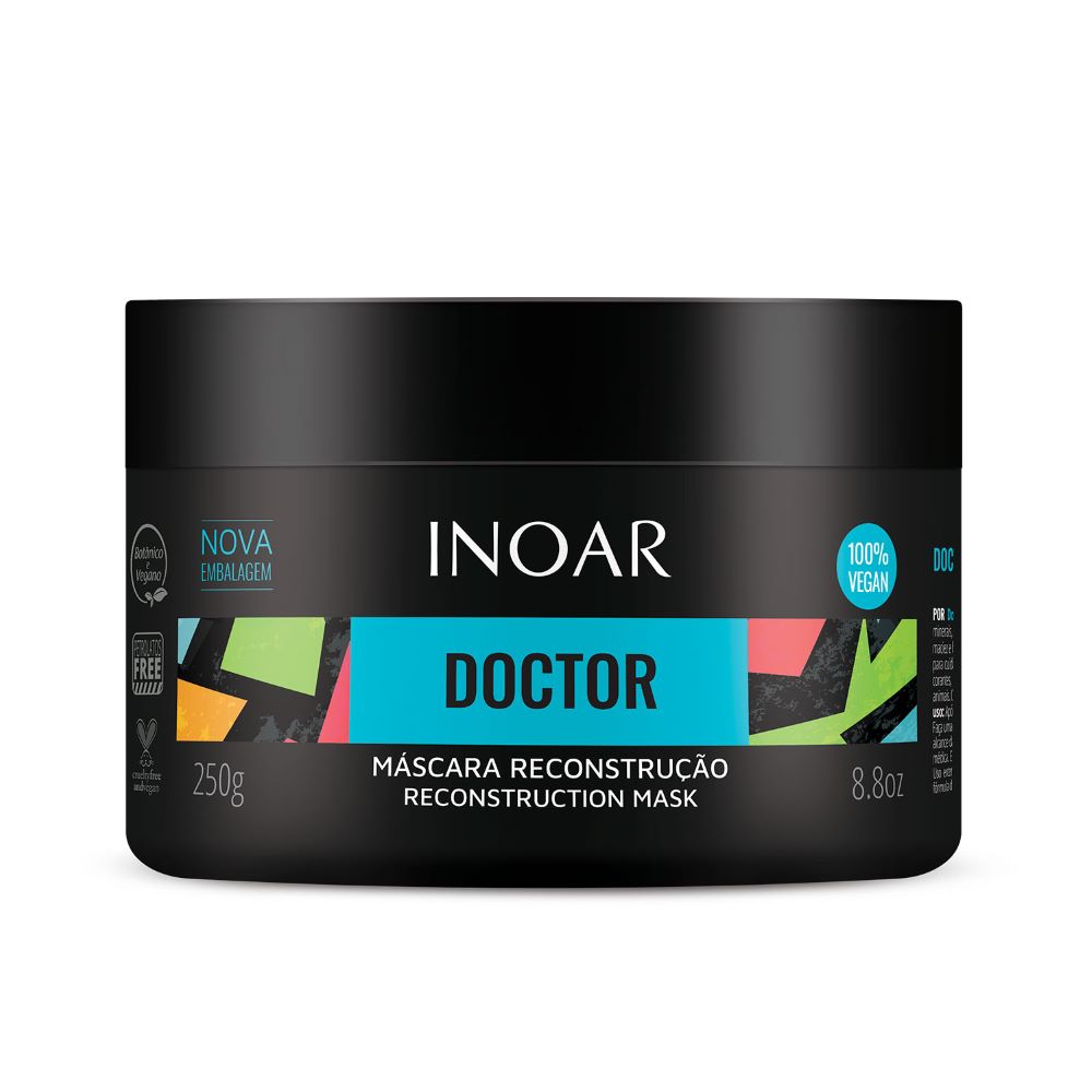 

Восстанавливающая маска для волос doctor reconstruction mask Inoar, вес 250 гр.