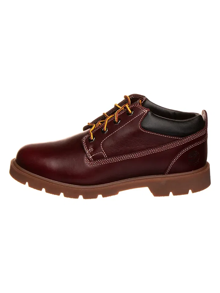 Ботинки кожаные, Timberland, красный