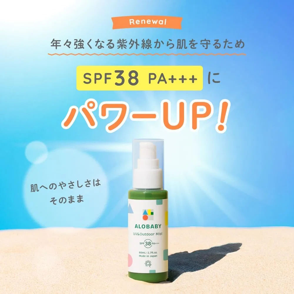 Солнцезащитный спрей ALOBABY UV & Outdoor Mist SPF 38, 200 мл — фото 3