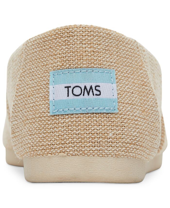 Женские туфли без шнуровки Alpargata на плоской подошве TOMS, белый — фото 3