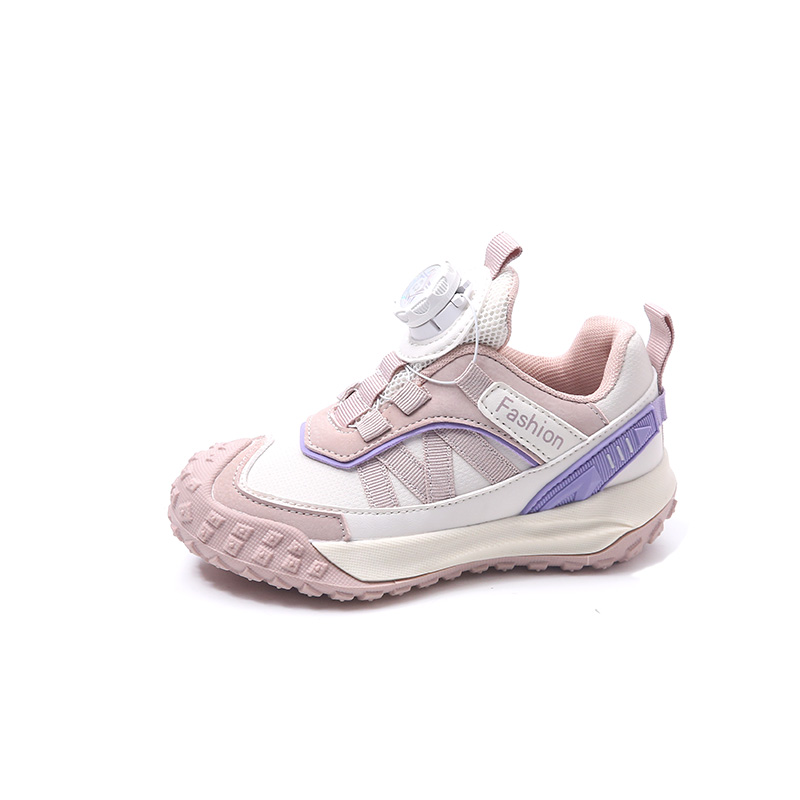 

Износостойкие низкие детские кроссовки для повседневной жизни FIRS Kids, розовый