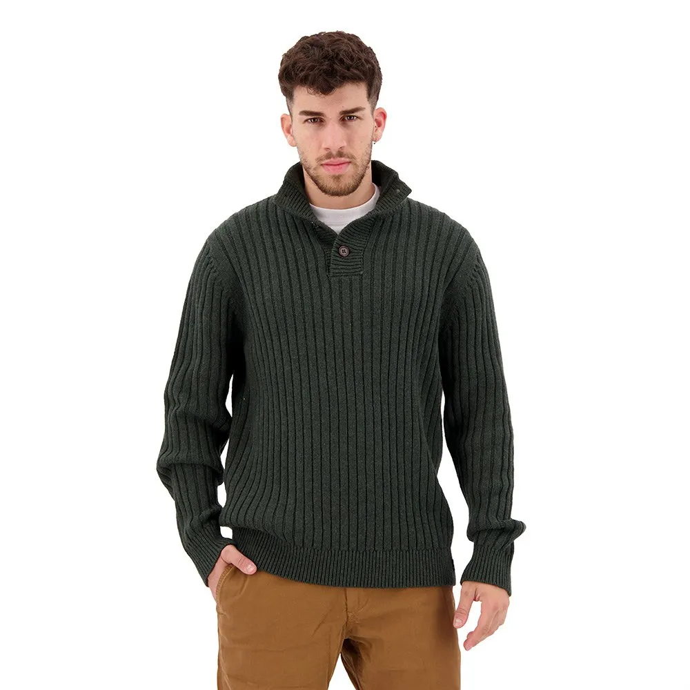 

Свитер Superdry Vintage Ribbed Henley, зеленый