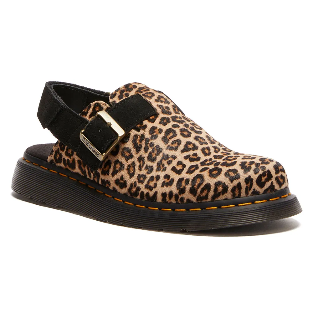 

Сандалии Dr Martens Jorge II Mini Leopard Spot Hair On, коричневый