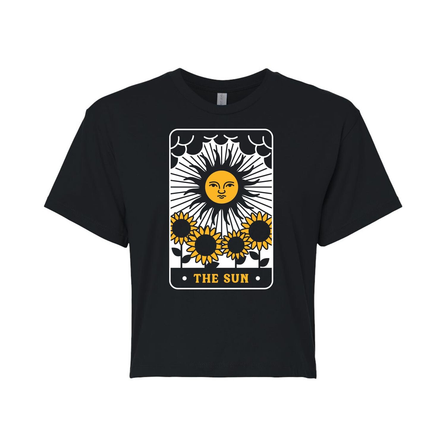 

Укороченная футболка с рисунком The Sun Tarot Card для юниоров Licensed Character, Черный, Укороченная футболка с рисунком The Sun Tarot Card для юниоров Licensed Character