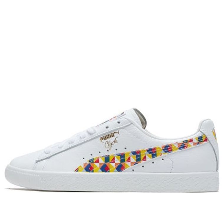 

Кеды PUMA Clyde Graffiti Retro Casual Skateboarding Shoes Unisex, белый