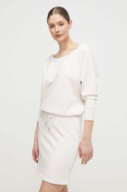 Красивое платье DKNY, бежевый