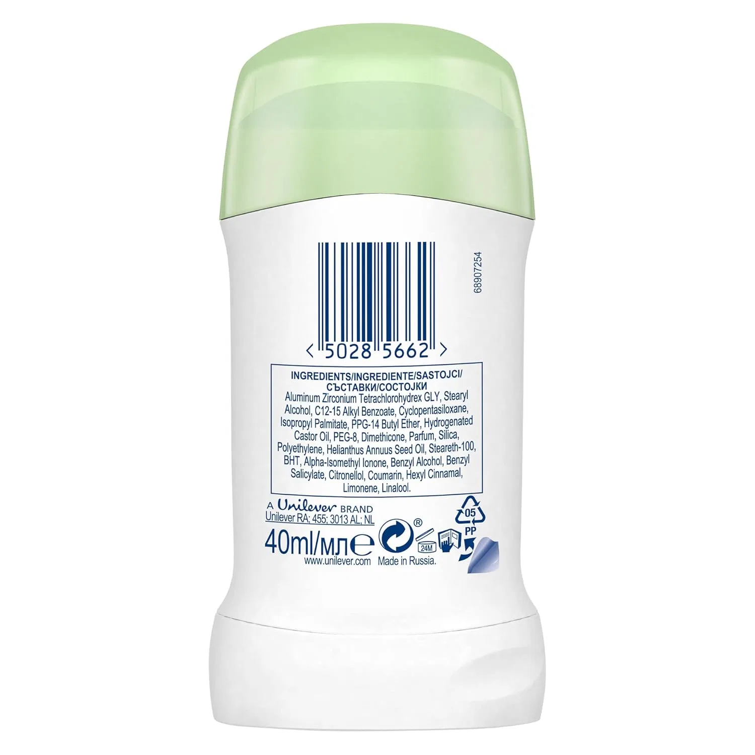 Антиперспирант-стик «Go Fresh Огурец и Зеленый Чай» от Dove Toni&Guy — фото 3