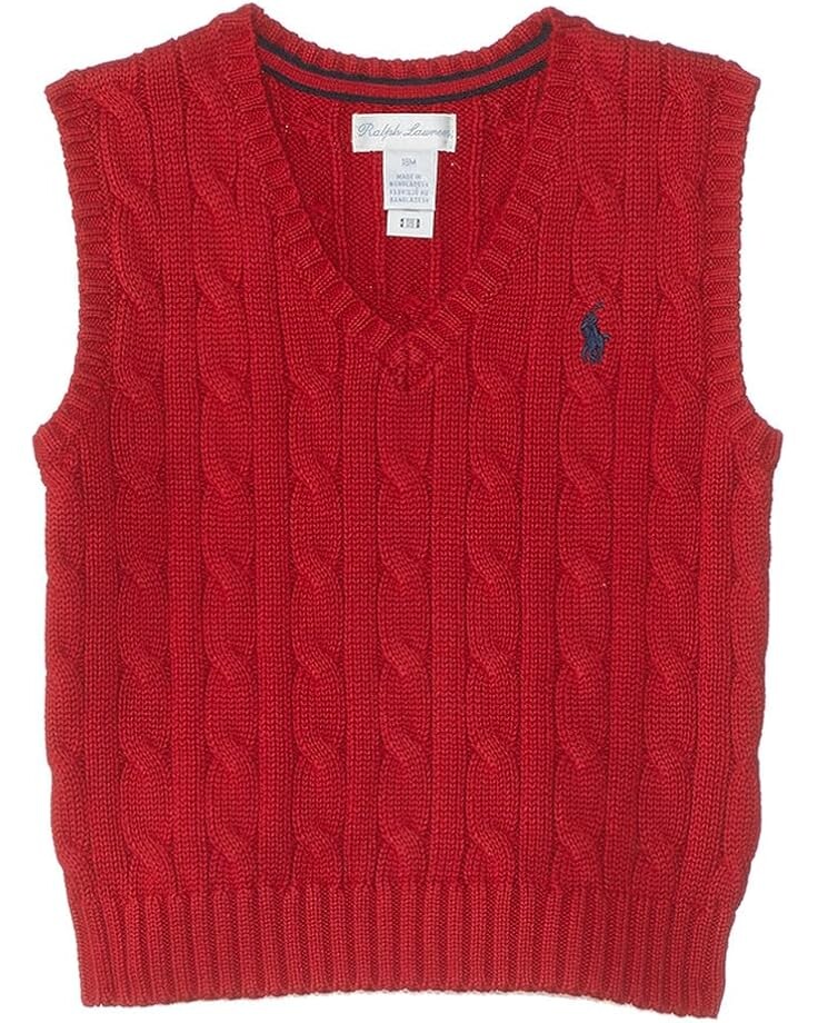 

Свитер Polo Ralph Lauren Kids Combed Cotton Vest, цвет RL 2000 Red/C7932