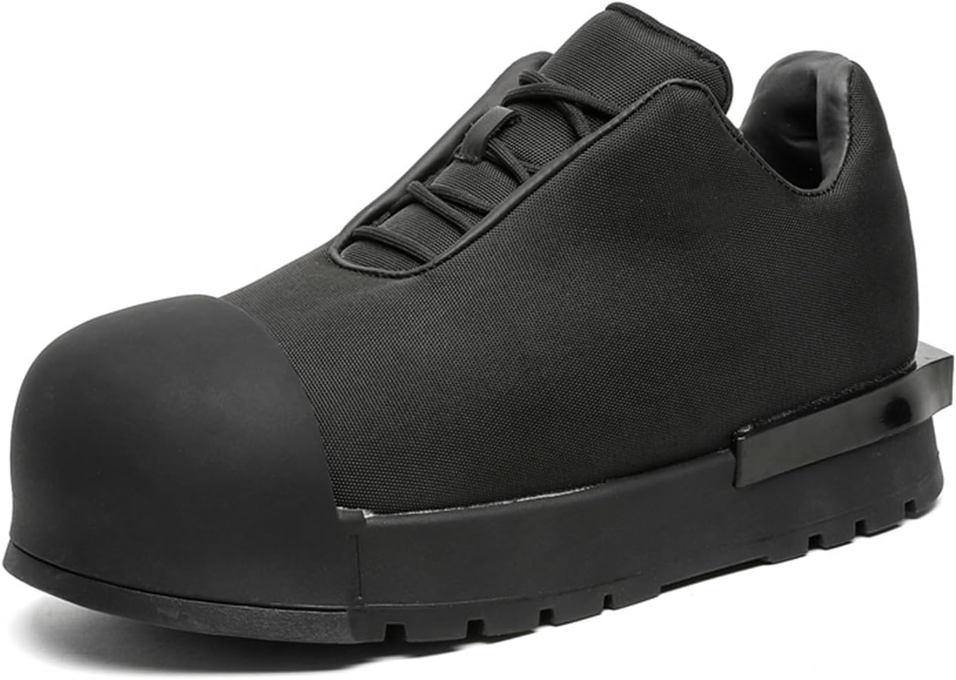 

Мужские модные кроссовки GEZYKAO на платформе, повседневные с сетчатым верхом и закрытым носком, черные, стильные