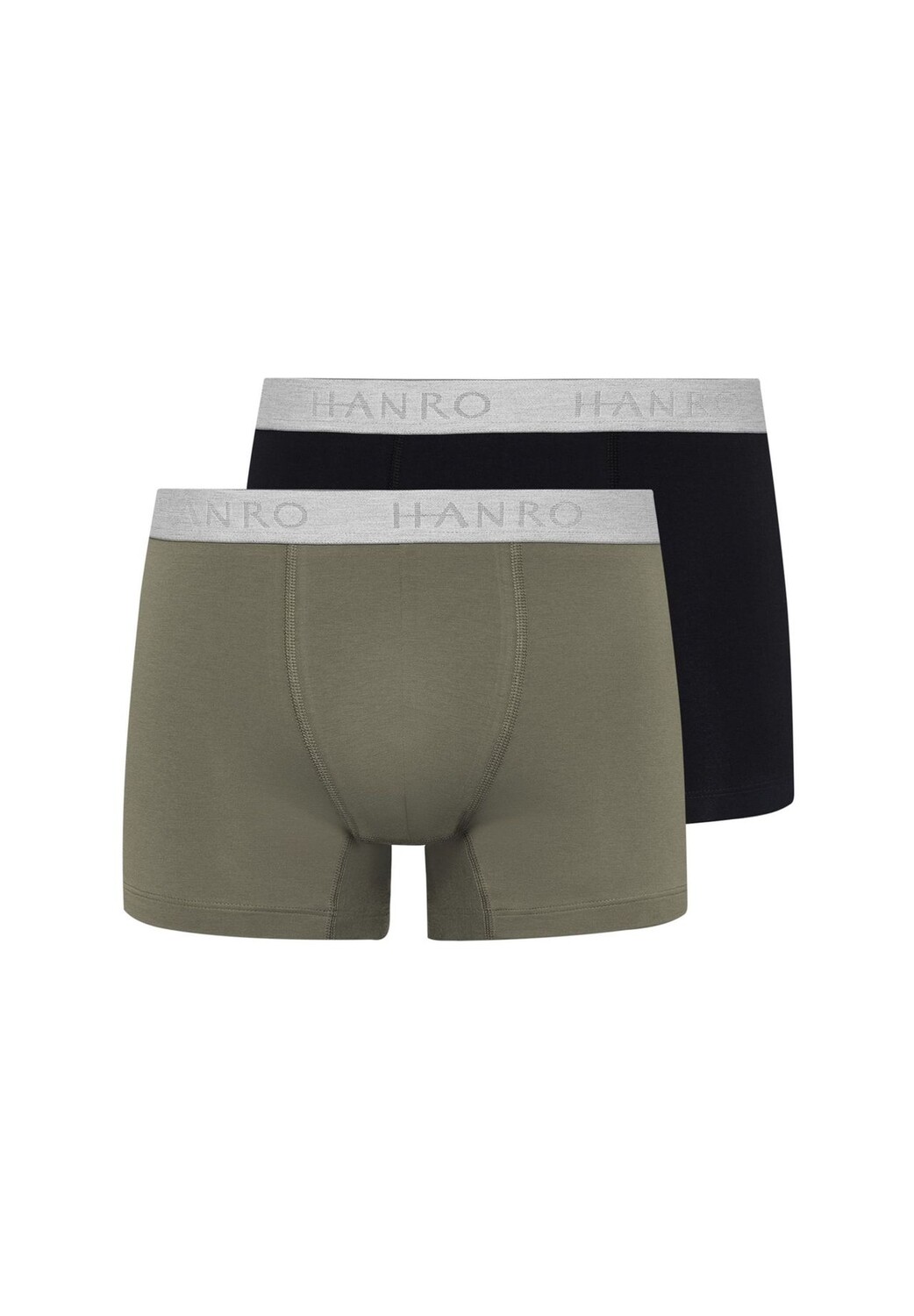 

Шорты в стиле ретро Cotton Essentials HANRO, цвет Antique Green Ebony Herren