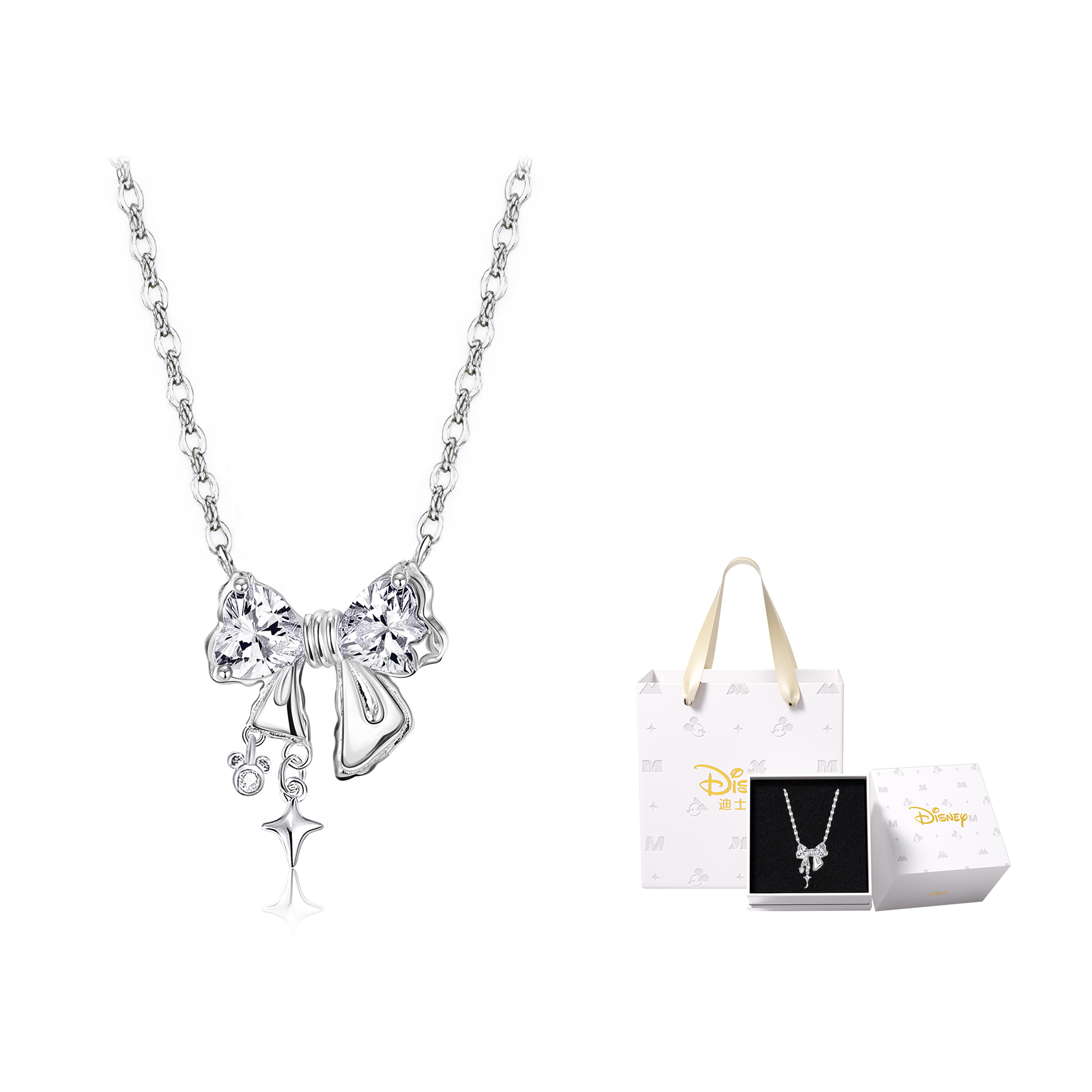 

Disney Ожерелье из стерлингового серебра 925 пробы для женщин