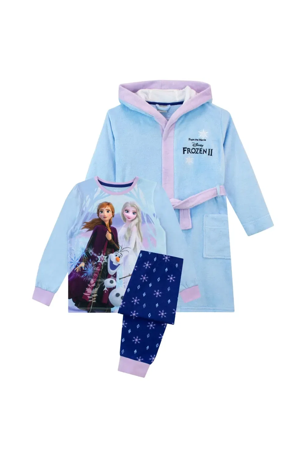 Пижамный набор Frozen с халатом Disney, синий