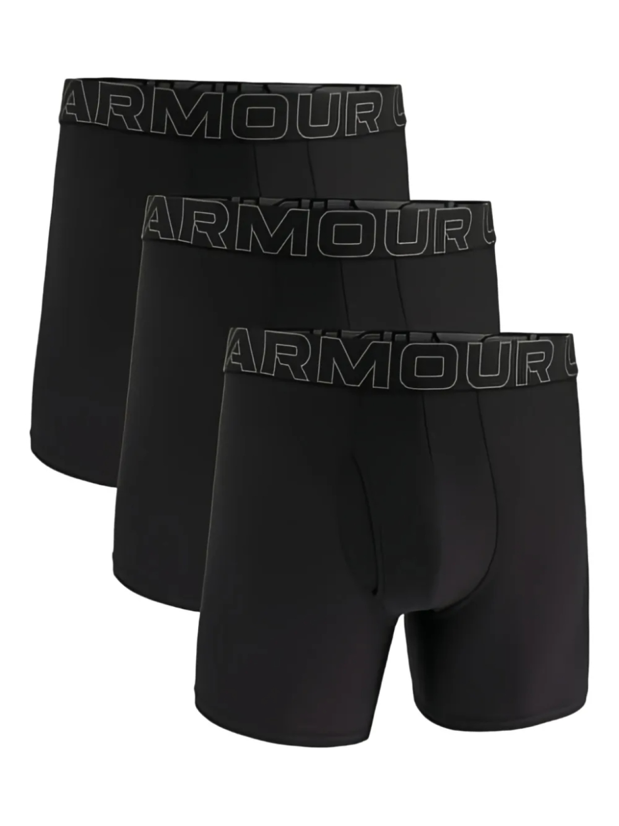 

Боксеры с логотипом Under Armour на поясе (упаковка из трех пар), черный