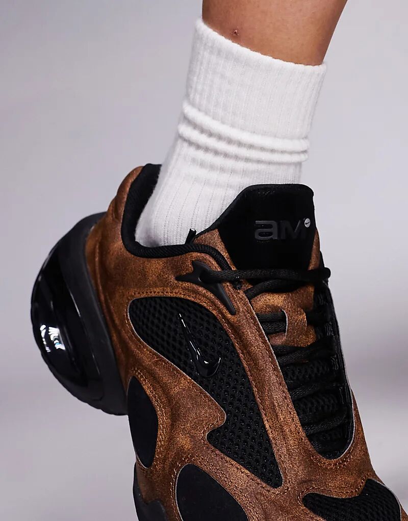 Кроссовки Nike Air Max Muse коричневого и черного цветов — фото 4