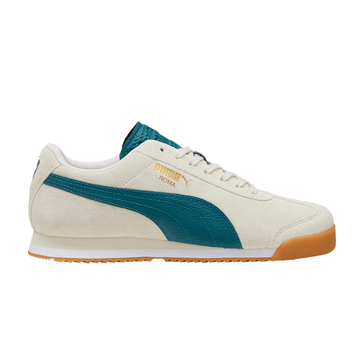

Кроссовки Roma Suede 'Alpine Snow Cold Green', кремовый