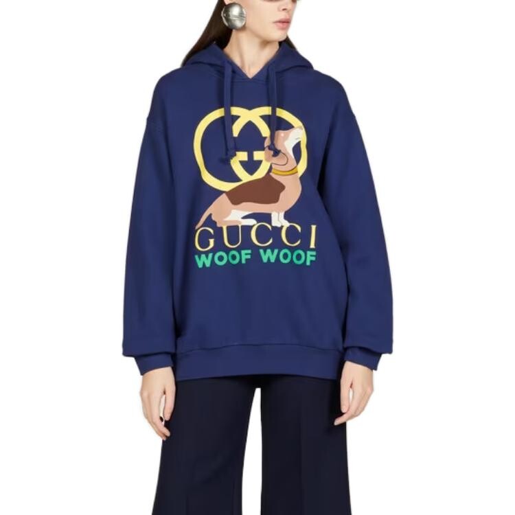 Свитшот женский темно-синий Gucci — фото 3